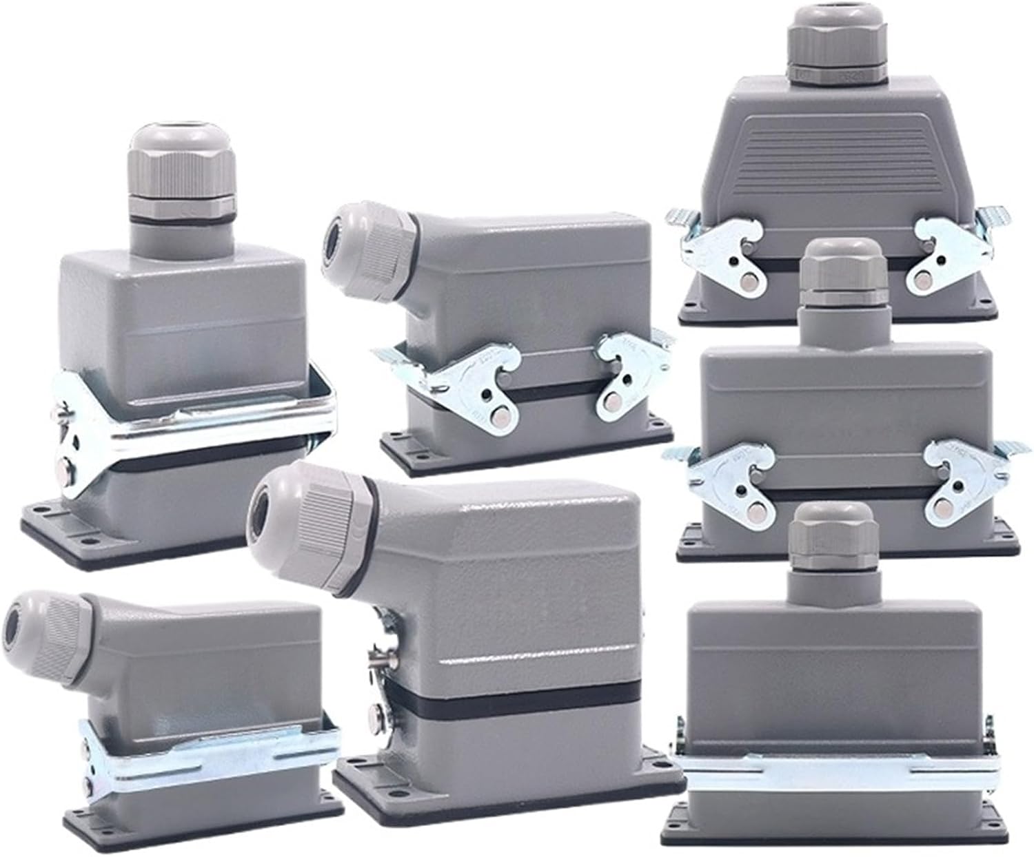 Heavy Duty Connector Industrial 32pin Rectangular 10-Pin Male Female Screw Crimp(10 core lateral line)