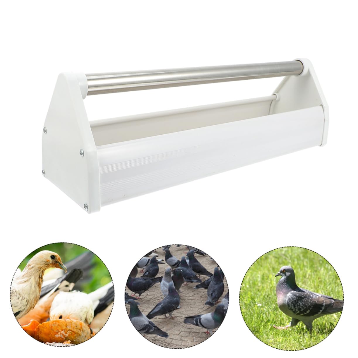 2piezas Comedero para De Comedero para Loros y Pájaros Hecho De Material Plástico Resistente para Uso Jardines o Terrazas Suministros para Aves y Contenedores para Almacenar Comida