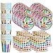 Artist Painting Birthday Party Supplies Set Plates Napkins Cups Art Tableware Kit for 16