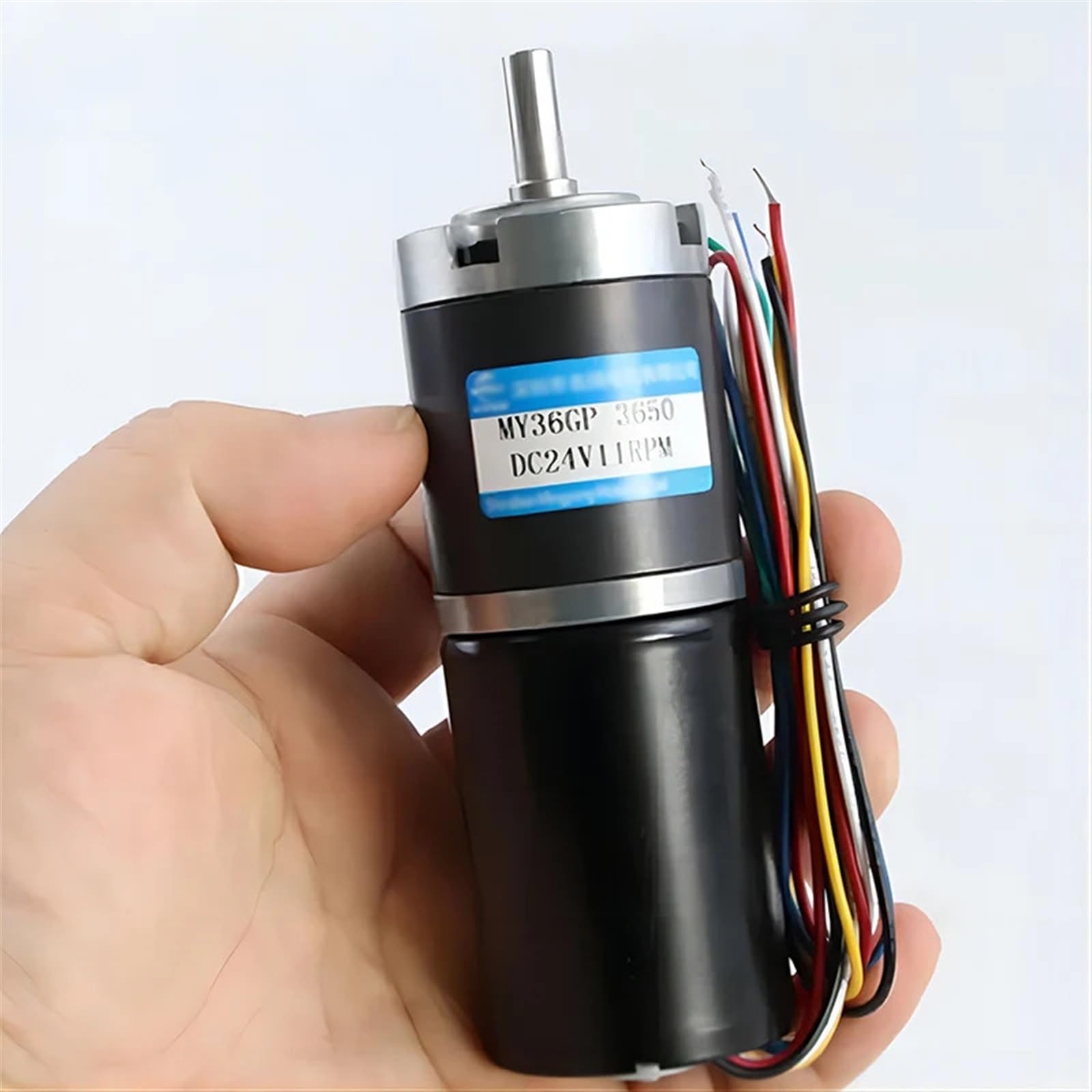 36GP-3650 Micro DC silnik przekładniowy, 12 V, 24 V, do przodu i do tyłu, regulowana prędkość 11PRM ~ 2160PRM, bezszczotkowa przekładnia planetarna, wysoki moment obrotowy (8 mm, 5 linii, 24 V 98 obr