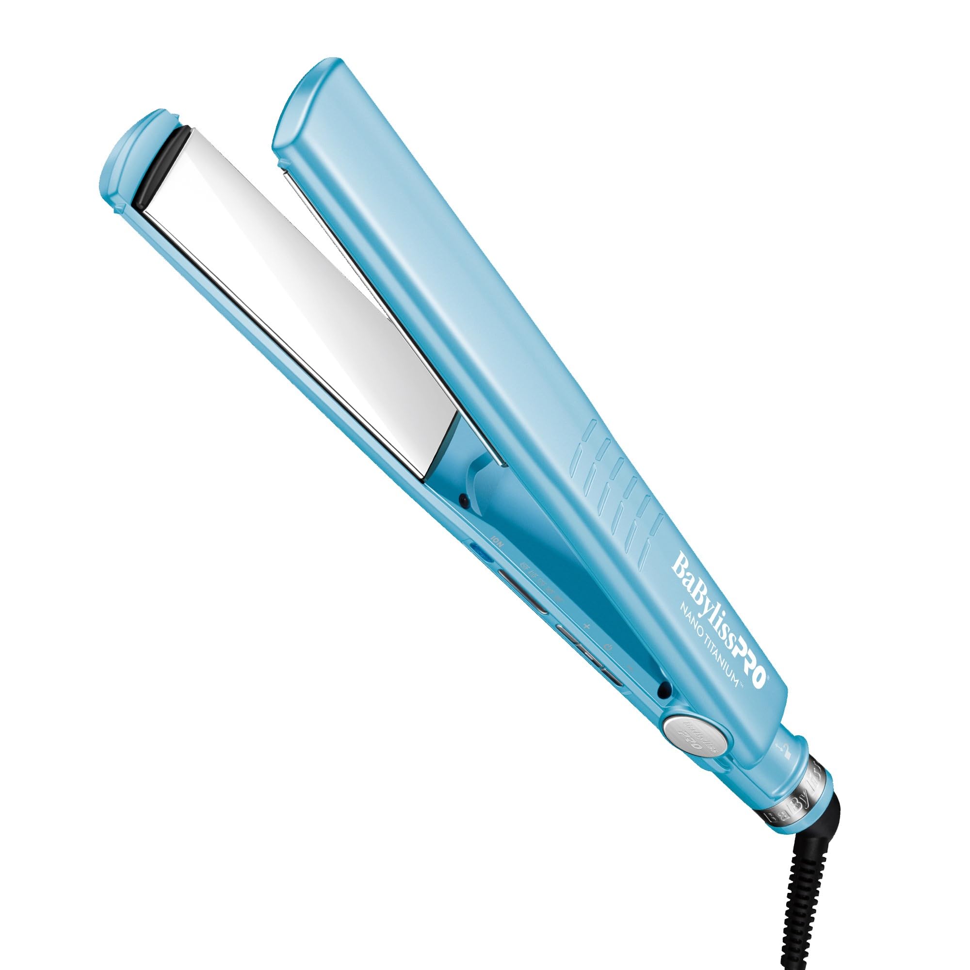 BaBylissPRO Nano Titanium Dual Ionic Flat Iron for Maximum Smoothness and Shine