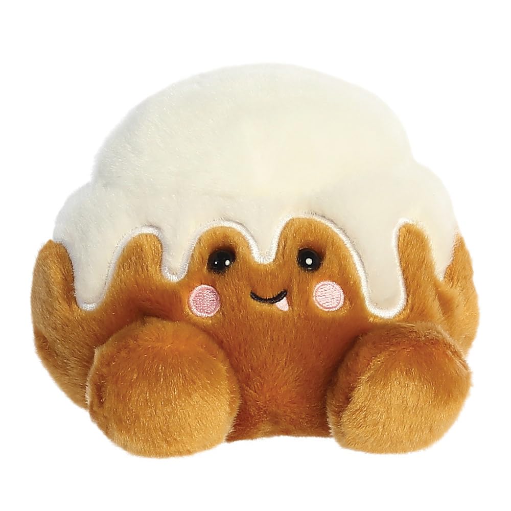 Aurora, 33726, Palm Pals Sugary Cinnamon Roll, 5 Inch, Soft Toy, Brown & White