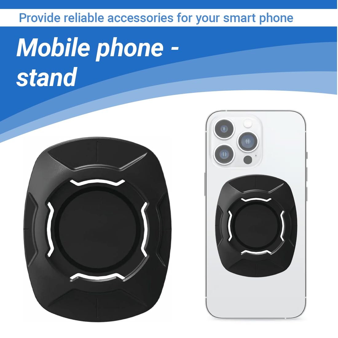GXGM Adattatore universale compatibile con Quad Lock – Supporto rapido per smartphone, moto, bicicletta, auto e accessori