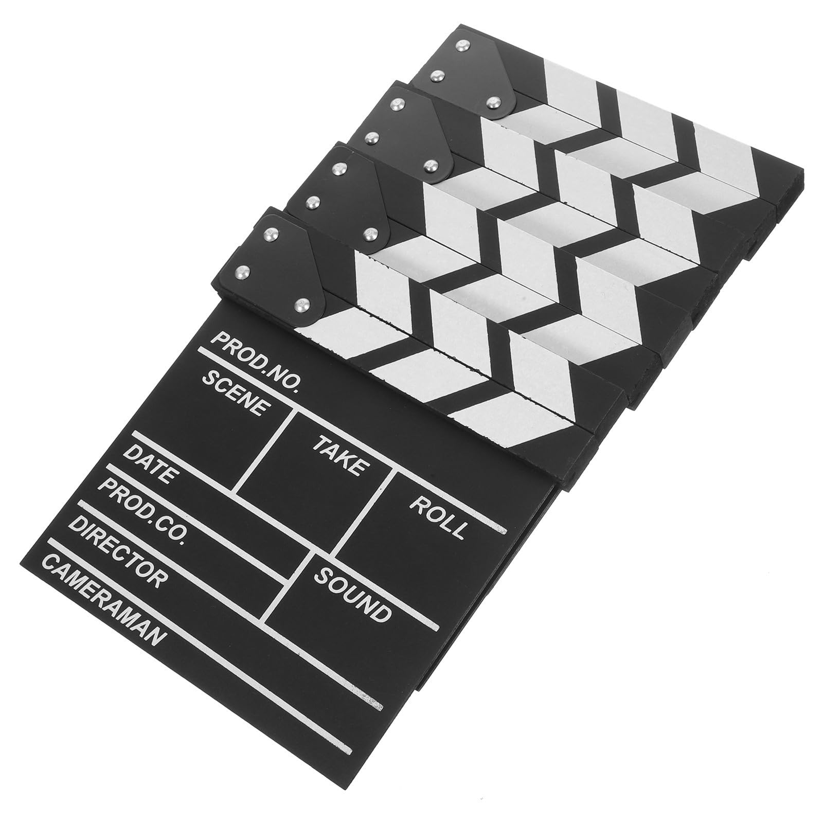 Claqueta de cine para grabar escenas en vídeo personal y spots de publicidad, set de 4 piezas