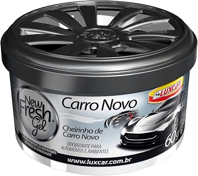 Luxcar New Fresh Gel Carro Novo 60 g – Aromatizante em Gel Automotivo