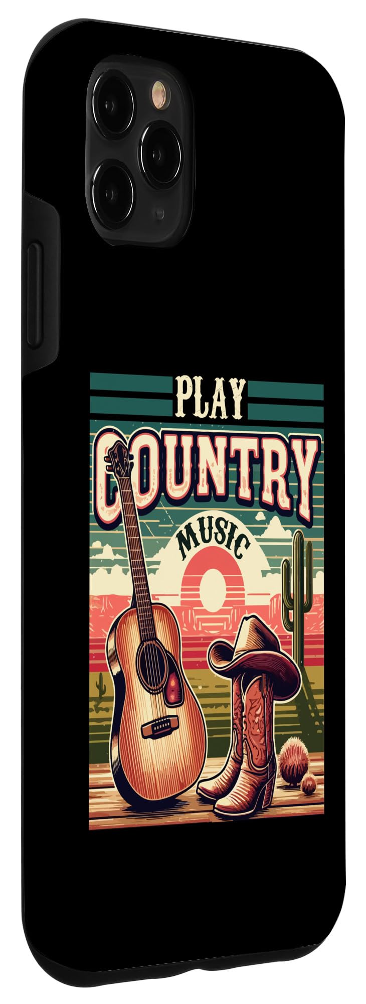 Play Country Music Vintage Western Festival American Case for iPhone 11 Pro Max - Image 3