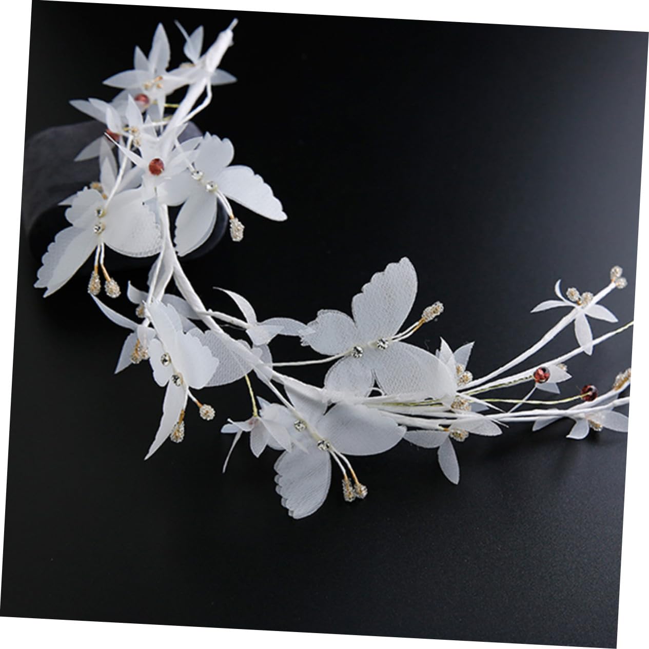 VICASKY 3 Pezzi Cerchietto Bianco per Sposa e Damigelle Fascia Raffinato per Matrimonio e Banchetto Accessorio Femminile Chic e