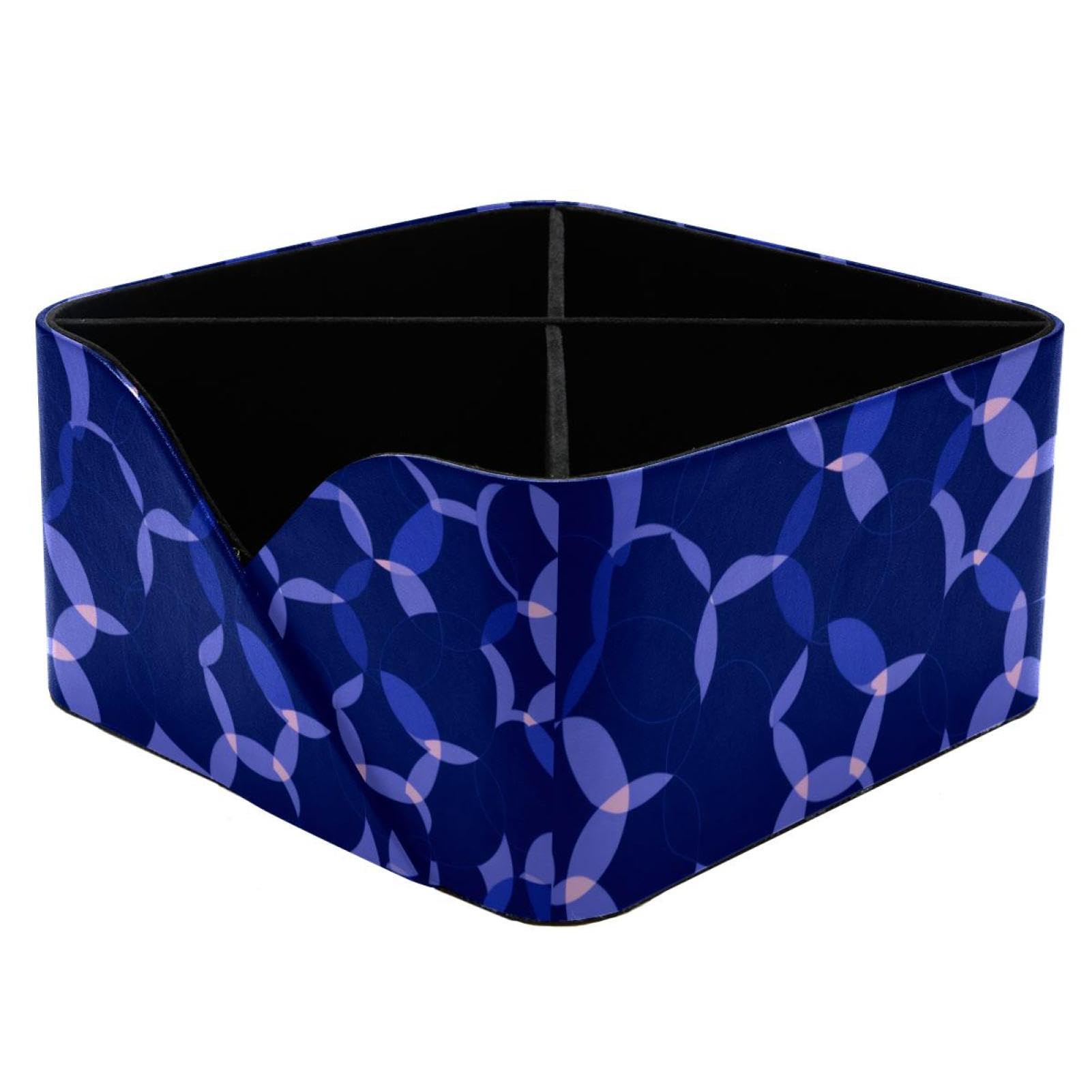 Porte-stylos rectangulaire bleu pour organiser le bureau des enfants