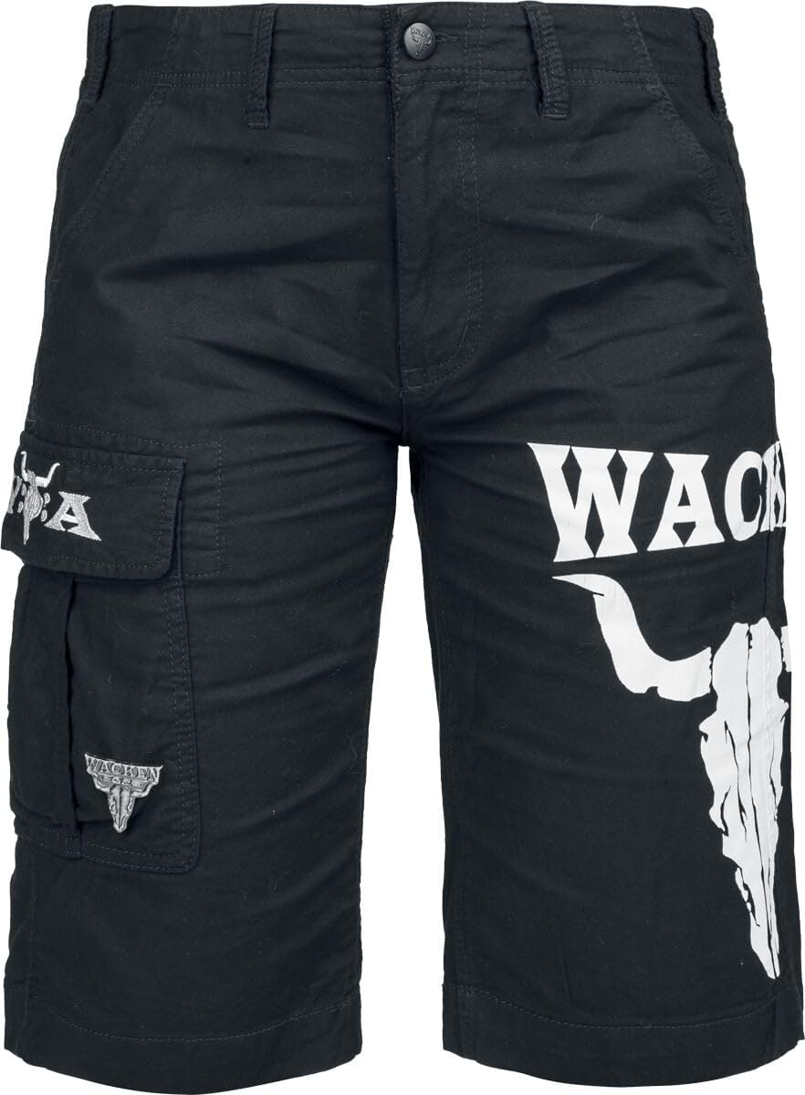 Wacken Open Air Wacken Frauen Short schwarz Band-Merch, Bands