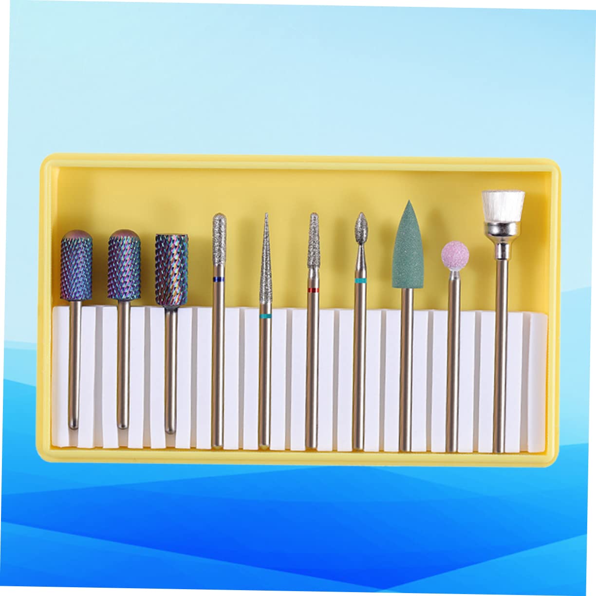 Beaupretty 3 Juegos De Brocas De Gel Para Uñas Broca De Diamante Para Uñas Pulidora De Uñas Brocas De Manicura Brocas De Repuesto Para Taladro De Uñas Lima De Uñas Brocas De Arena Para