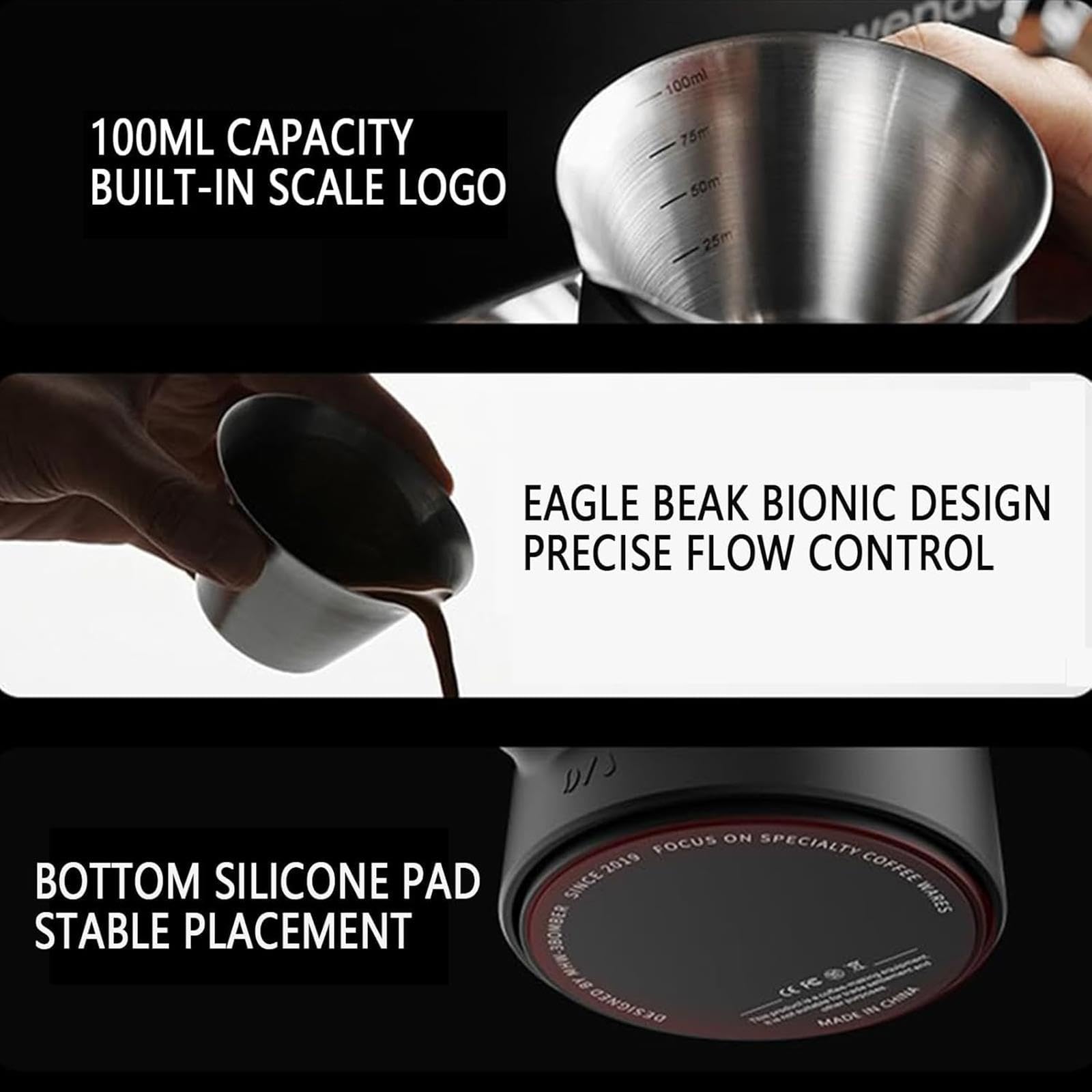 Bilancia Digitale Caffè, Bilancia Alta Precisione Tazza Dosaggio Espresso