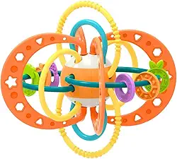 Maxi Baby Mordedor Chocalho Bebê Bola Massageadora SensePlay