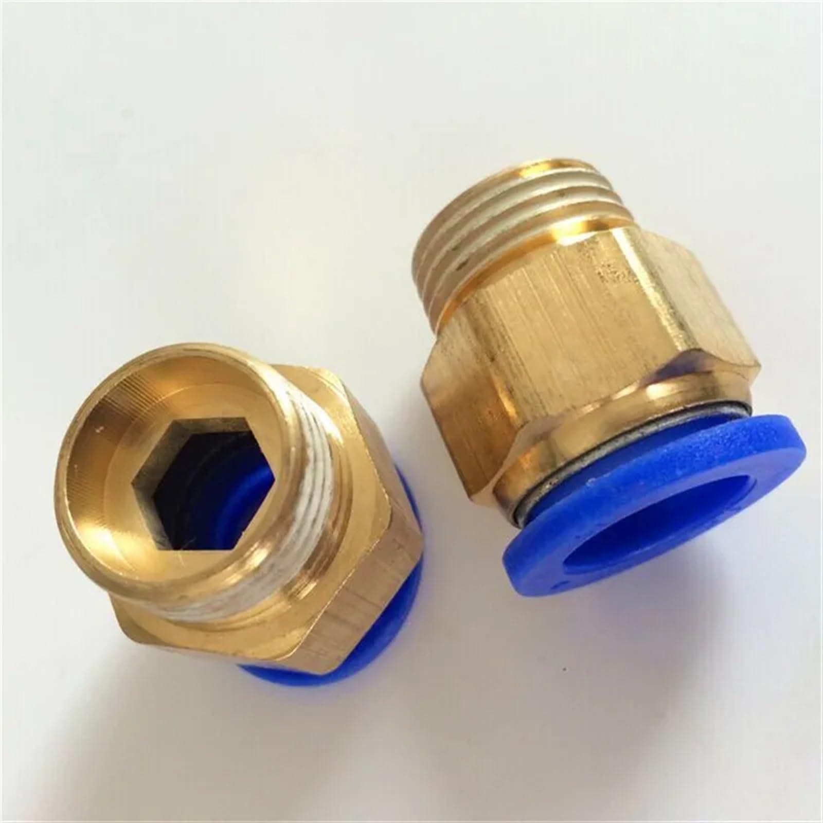Lot de 10 raccords pneumatiques à filetage mâle de 6 mm, connecteur rapide for tube de 6 mm, 1/4 po, matériel for composants pneumatiques, connecteur d'équipement, 1 pièce