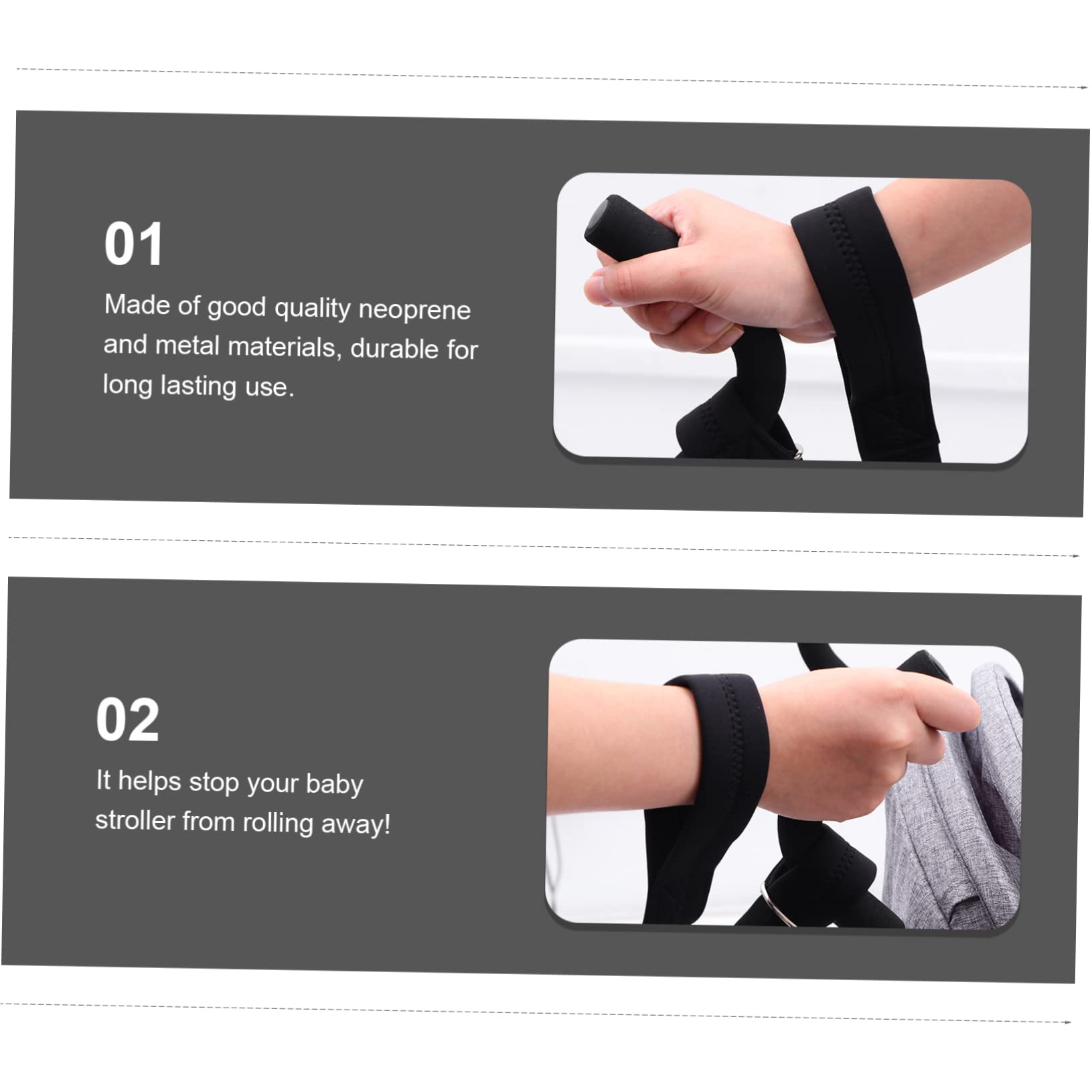 Yardwe 6 Pezzi Cinturino Polso Sicurezza Passeggino Neoprene Antiscivolo per All Aperto Protezione Smarrimento per Passeggiate Sicure