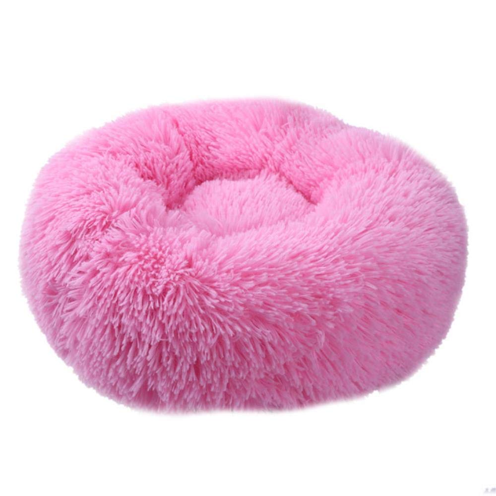 Nid de chat en peluche amovible rose d'eau M 60cm pour chien