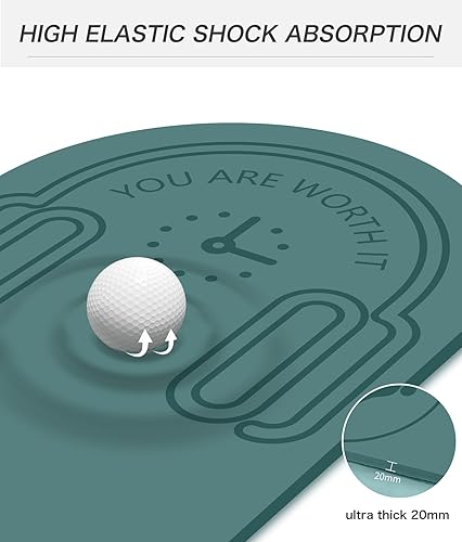 Miniatura 6 de LERYG - Alfombrilla de cuerda de saltar extra gruesa antideslizante que absorbe los golpes, para entrenamiento en interiores y exteriores