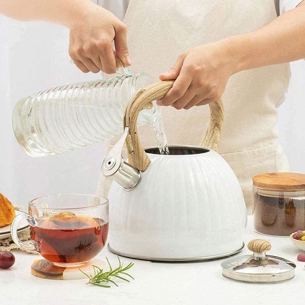 Czajnik Kuchenka Gazowa Czajnik Z Gwizdkiem 3,5 L Domowy Ze Stali Nierdzewnej Uchwytem Do Wszystkich Płyt Kuchennych Gaz Czajnik Do Domu