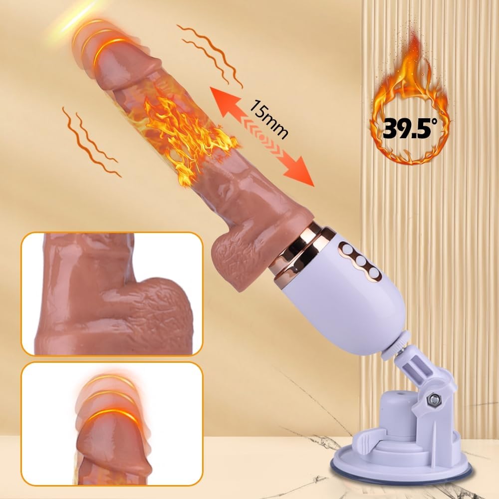 Sex Machine Dildo Toy for Woman Super Powerful Vibrator Suck Automatic Girl Masturbation Up Down Massager G Spot Female Clitoris Sex Toys for Women