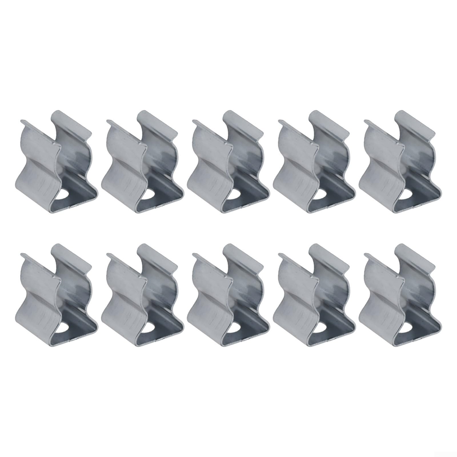 10Pcs Spring Terry Clips, Heavy Duty Open Type Spring Steel Tool Clips, for Garage Storage Cabinets Tool Storage Terry Clip(6mm) - Image 4