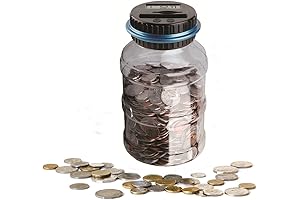 LCD Display Coin Collector Bank with Versatile Counting Function, US Digital Counter...