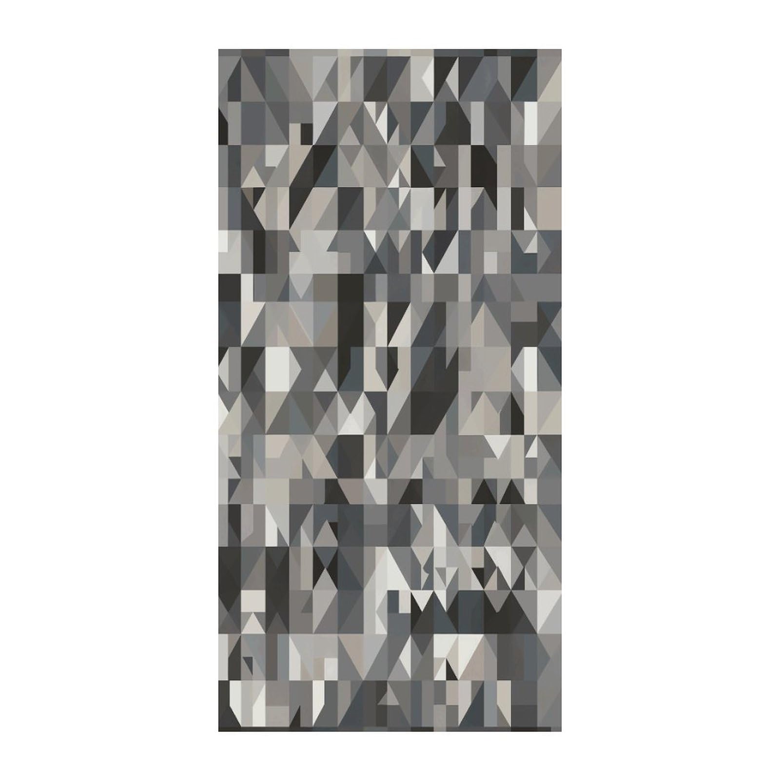 Fekiloot Style Gray Pattern Door Curtain Room Divider Curtains