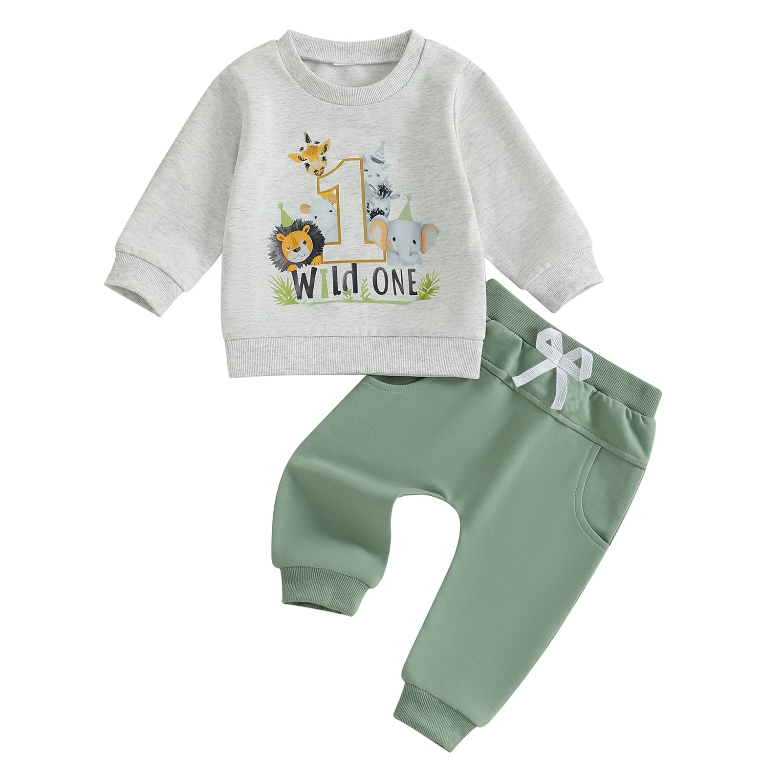 WZTYYDS Wild One Birthday Outfit