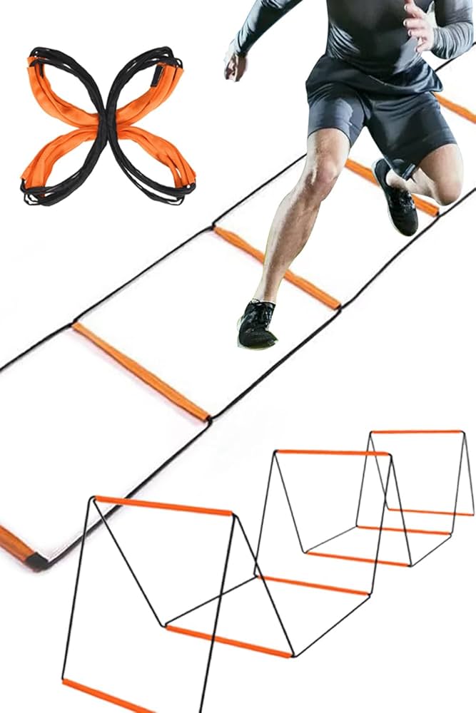 Amazon | ラダー ハードル トレーニング 両方出来る ラダー