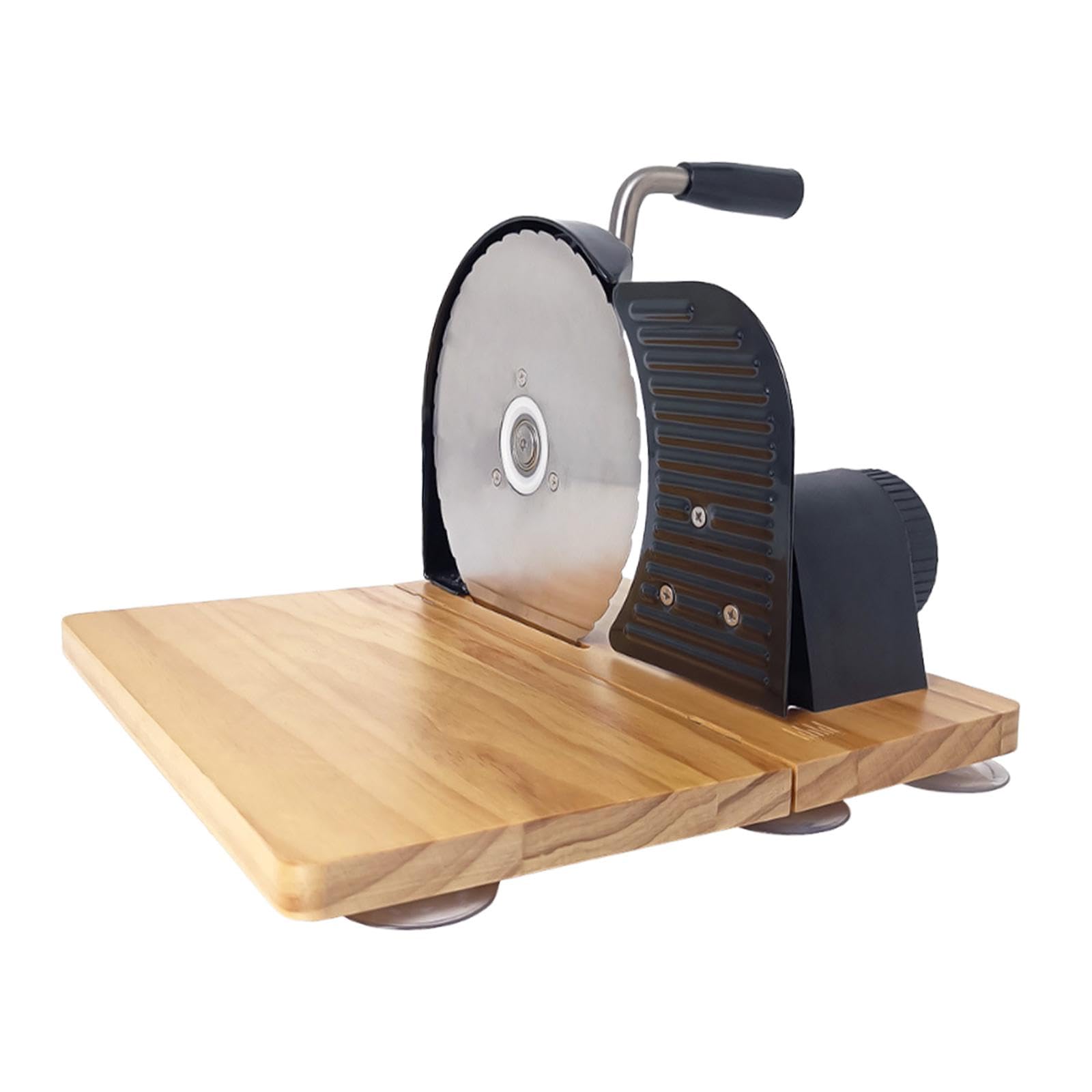Rebanadora de Pan Máquina para Rebanadas Cortador de Pan de Campo Herramienta Manual con Control de Espesor Preciso Adecuado para Aperitivos Y Comida, Plegable Negro, Individual