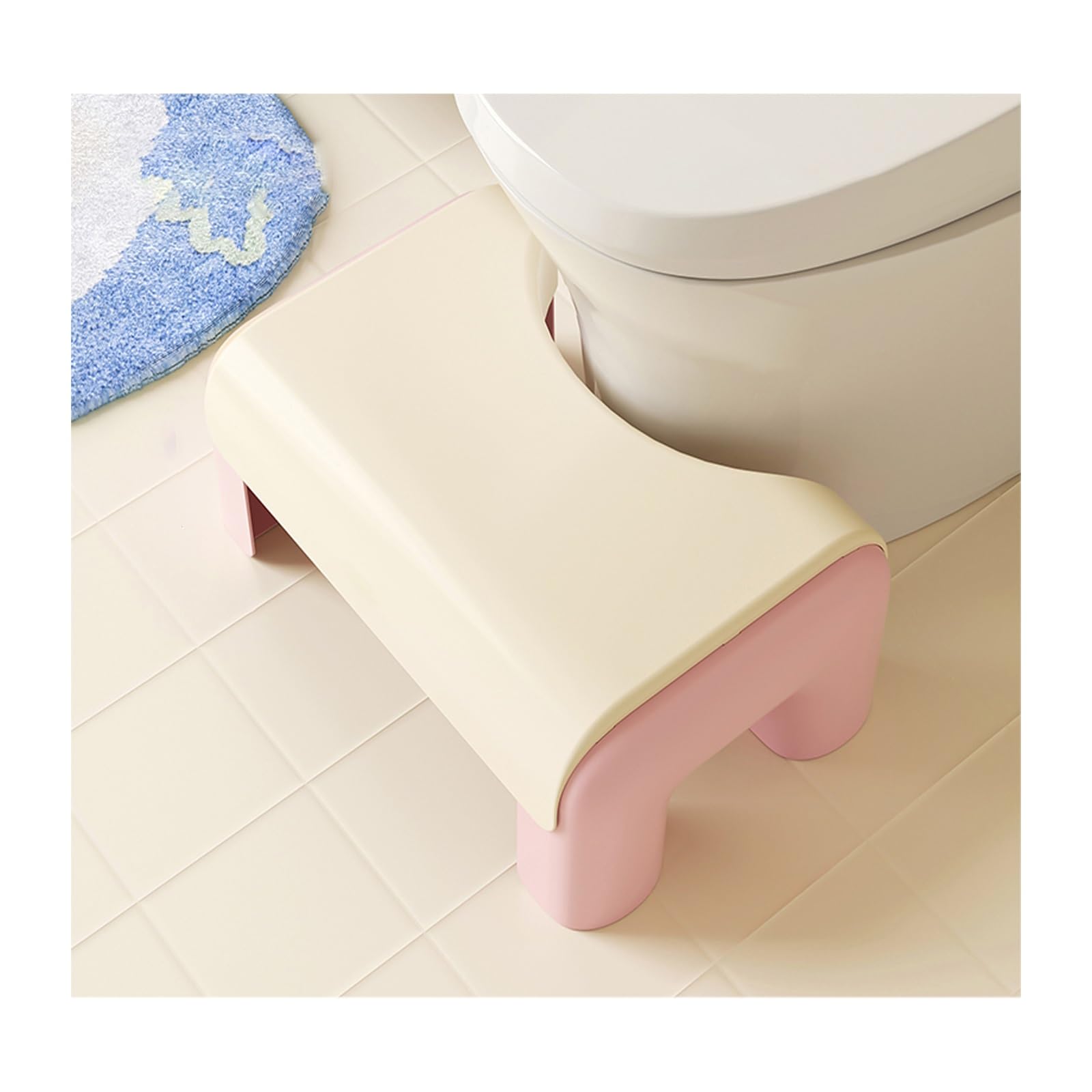 step stool, Improve Sitting Posture, Strong Load-Bearing Capacity, Non-Slip Design, Simple and Beautiful(Pink)
