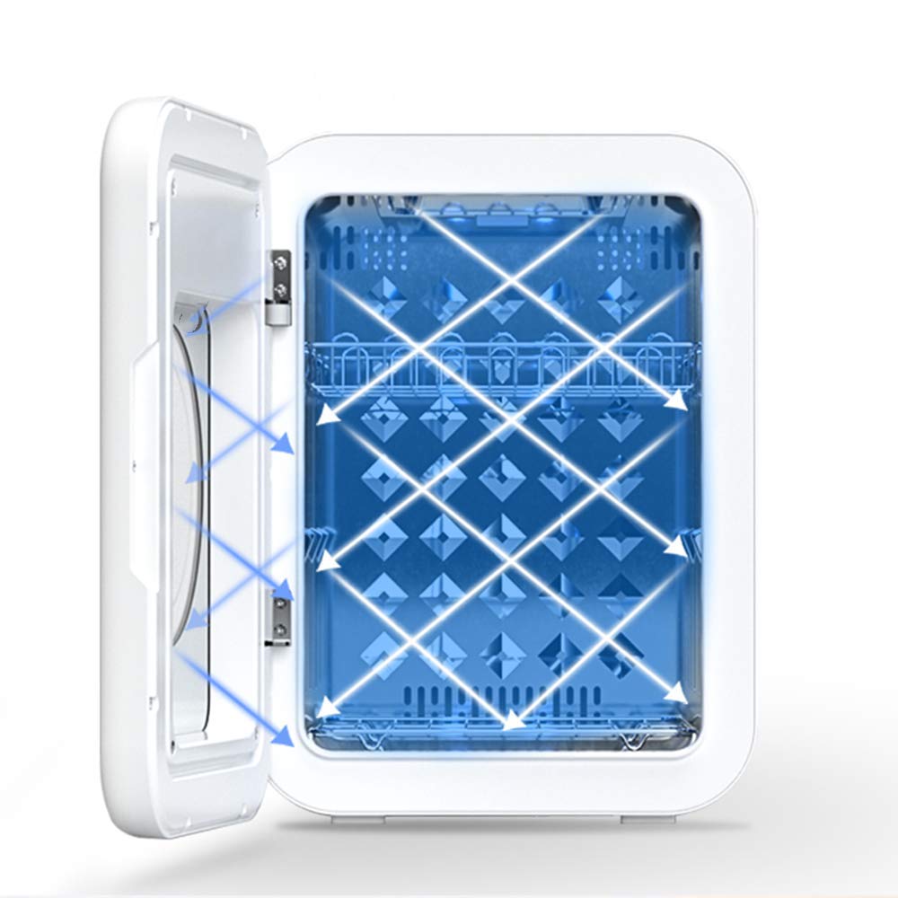 Esterilizador eléctrico UV para biberones de Leche, Utensilios de Cocina de Secado a Temperatura Constante, con Panel táctil y función de Apagado automático, Filtro Incorporado.