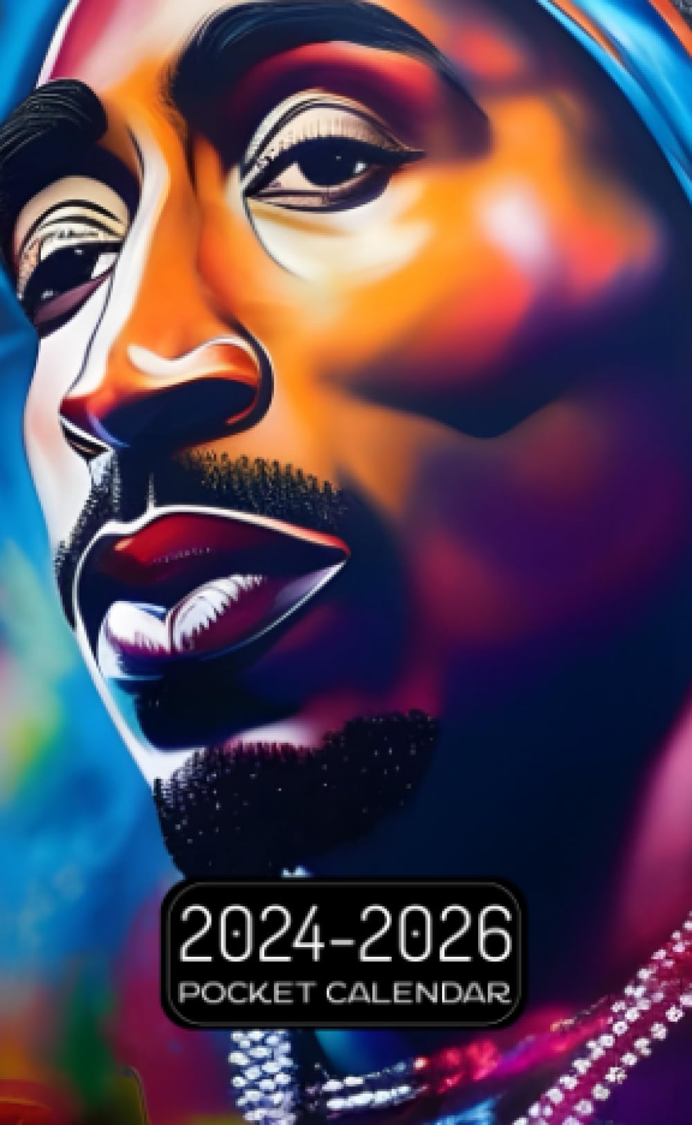 2PAC カレンダー Pocket Calendar 2024-2026: Two-Year Monthly Planner for