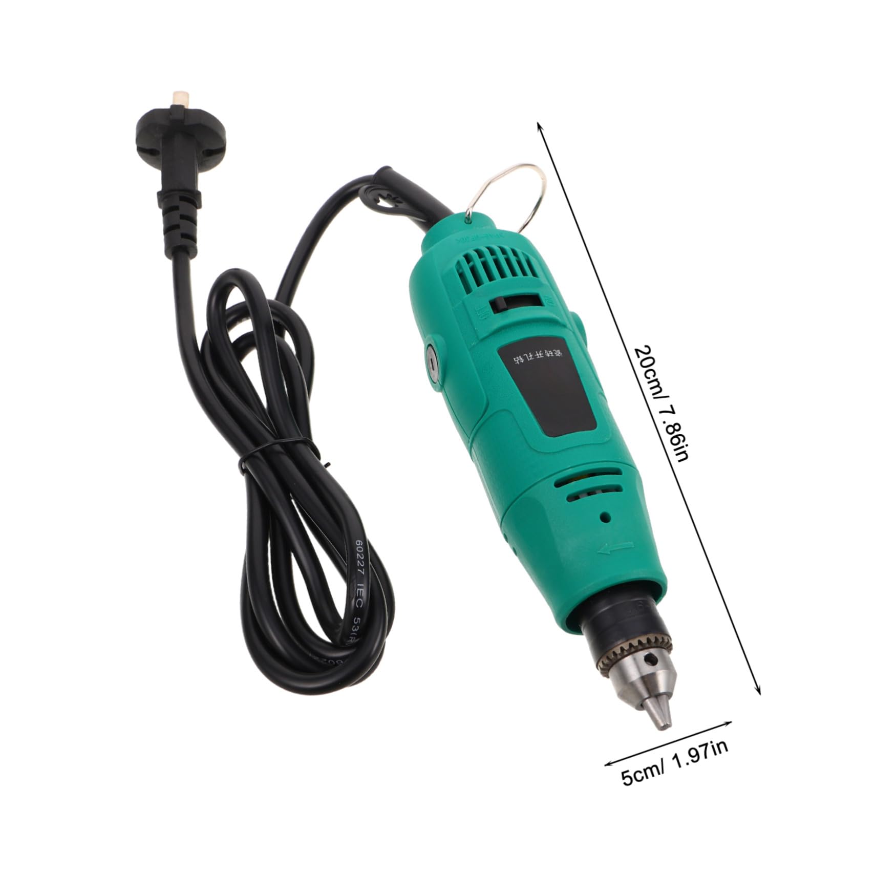 SHINEOFI Taladro Eléctrico con Cable Juego de Brocas y Cabezal de Lijado Taladro Compacto para Reparación de Cerámica Muebles y Electrónica Kit Versátil para Proyectos Domésticos y
