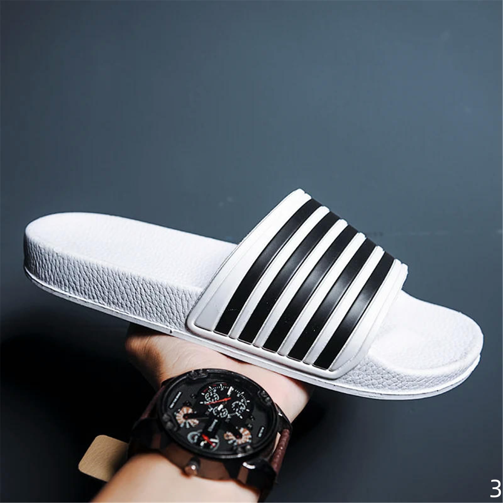 Claquette Hommes Pantoufles Pour Femmes Slides Couples D'été Chaussure De Plage Chunky Slide Soft Flip Casual