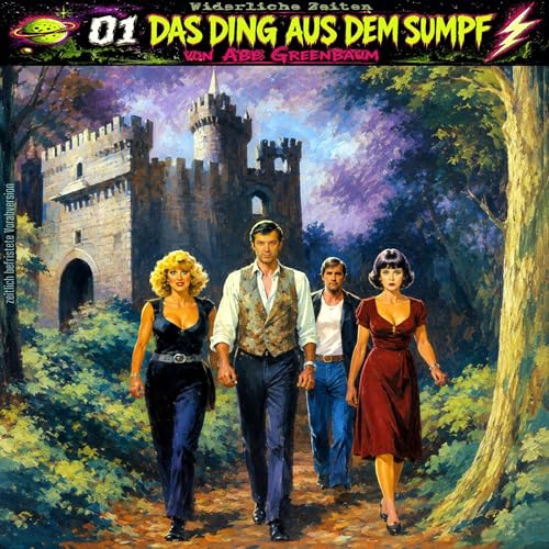 Diseño de la portada del título Das Ding aus dem Sumpf