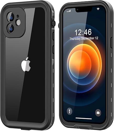 Miniatura 8 de Protebox Funda impermeable para iPhone 13 Pro con protector de pantalla integrado, a prueba de golpes, a prueba de polvo, protección de cuerpo