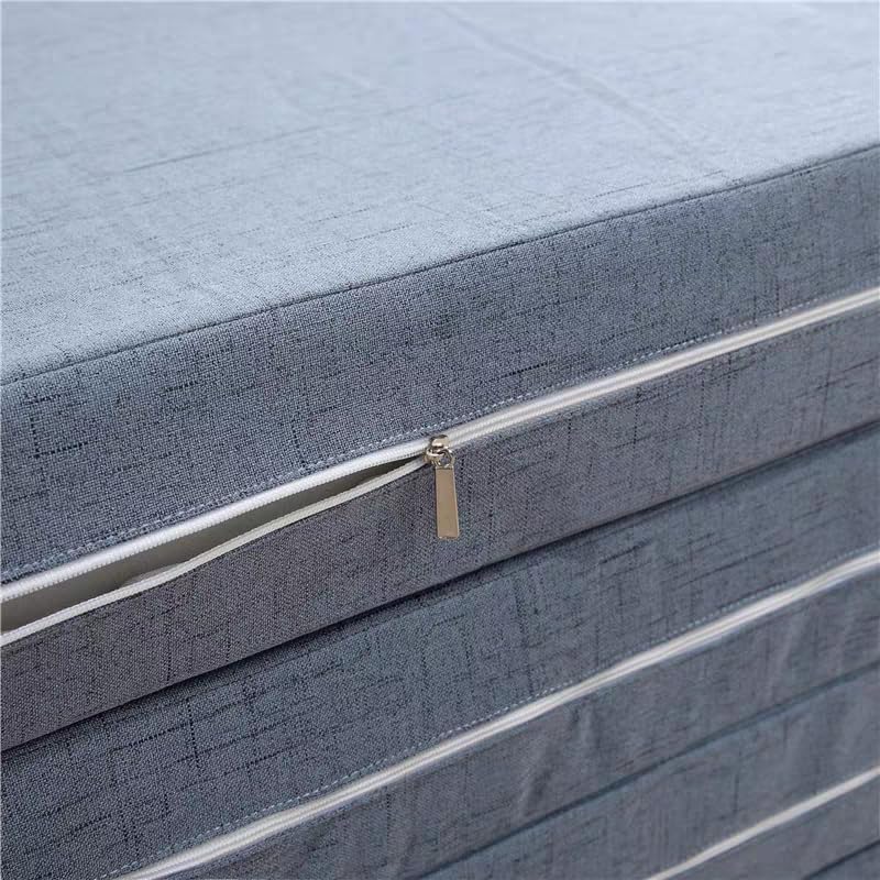 Miniatura 5 de Colchón de espuma plegable de tamaño personalizado, cojín plegable portátil con funda, diseño lavable y plegable para camping, viajes, cama de