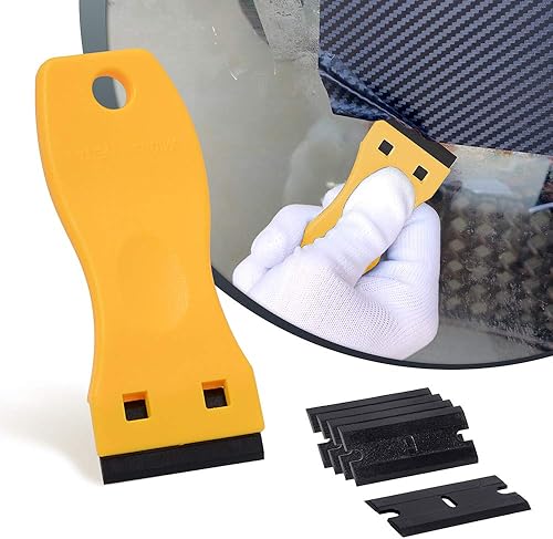 Miniatura 8 de NEWISHTOOL Kit de envoltura de coche pistola de calor para aplicación de envoltura de vinilo e instalación de tinte de ventanas, herramientas de
