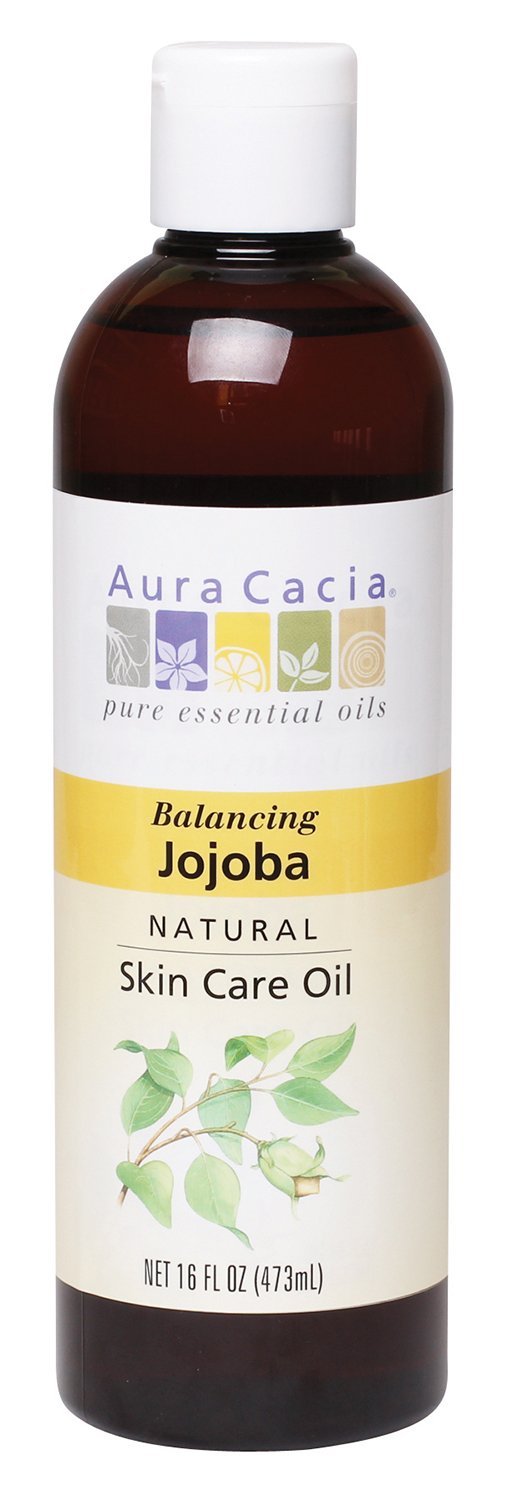 Aura Cacia Natural Skin Care Oil, Balancing Jojoba, 16 Fluid Ounce