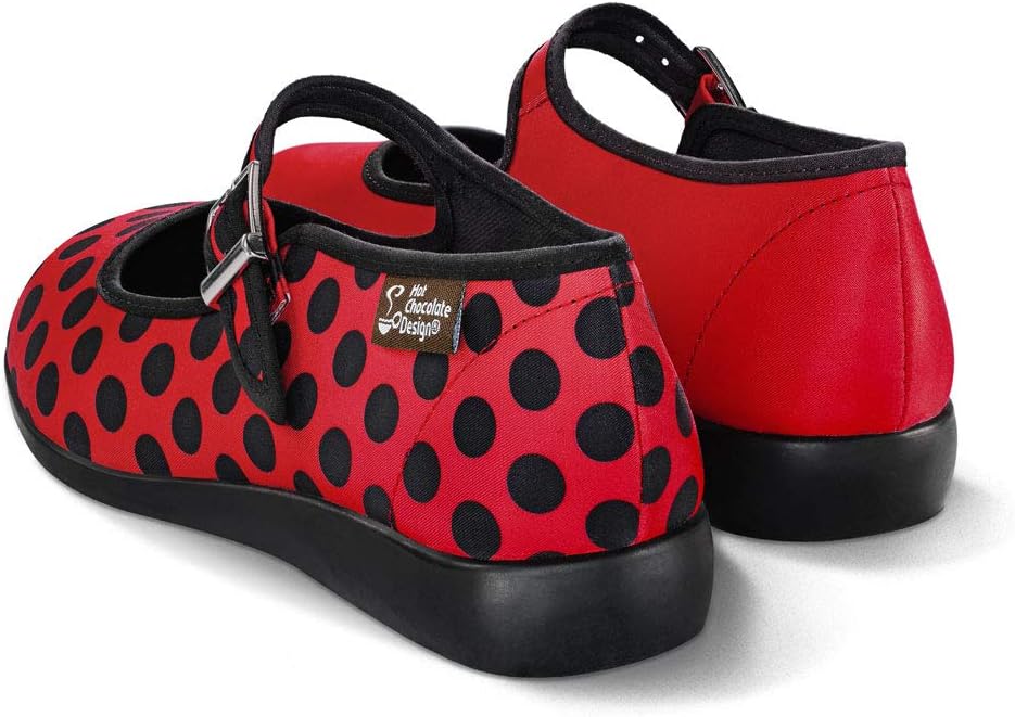 Hot Chocolate Design - Women's Mary Jane Flat Dress Shoes with Adjustable Buckle-Strap - Image 3