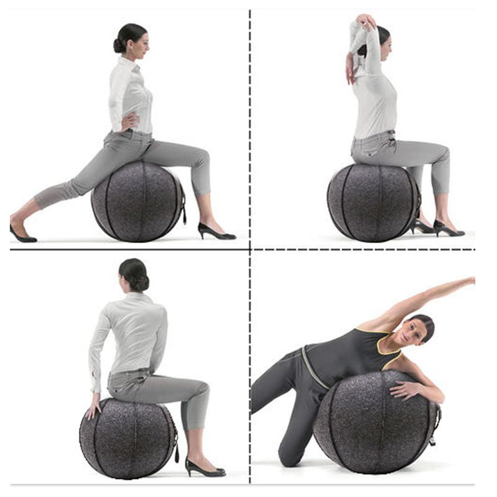 Pelota De Fitness Equipo de Entrenamiento de Silla con Asa