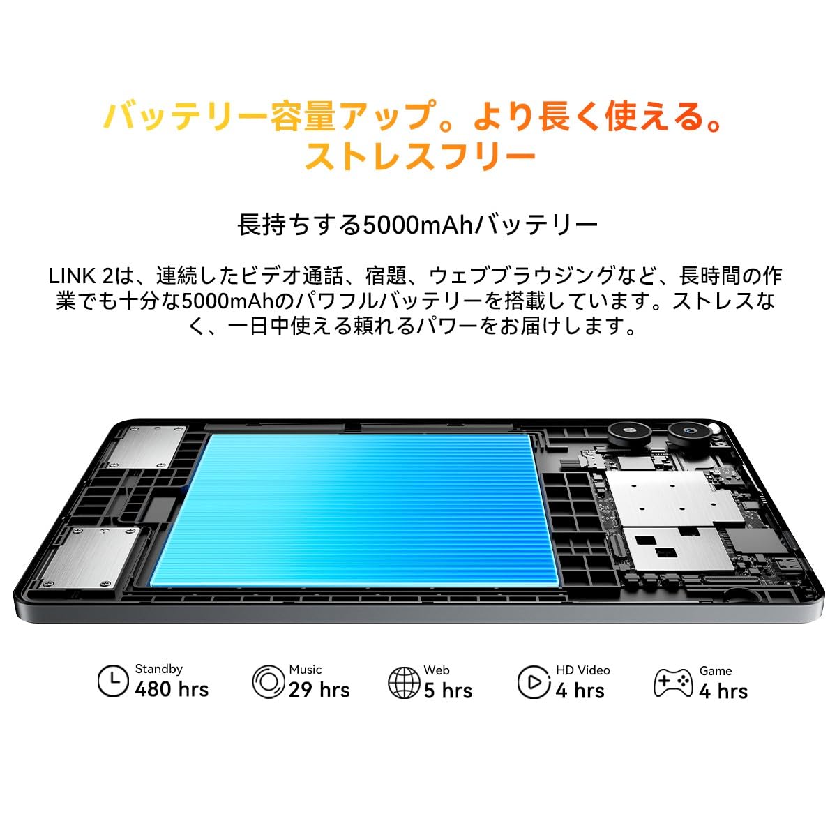 Amazon.co.jp: Blackview LINK 2 Tablet, 8.68-Inch, Android 15