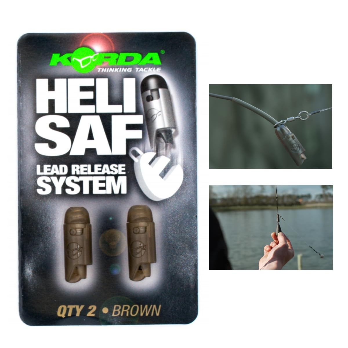 Korda Heli Safe Lead Release - Brown