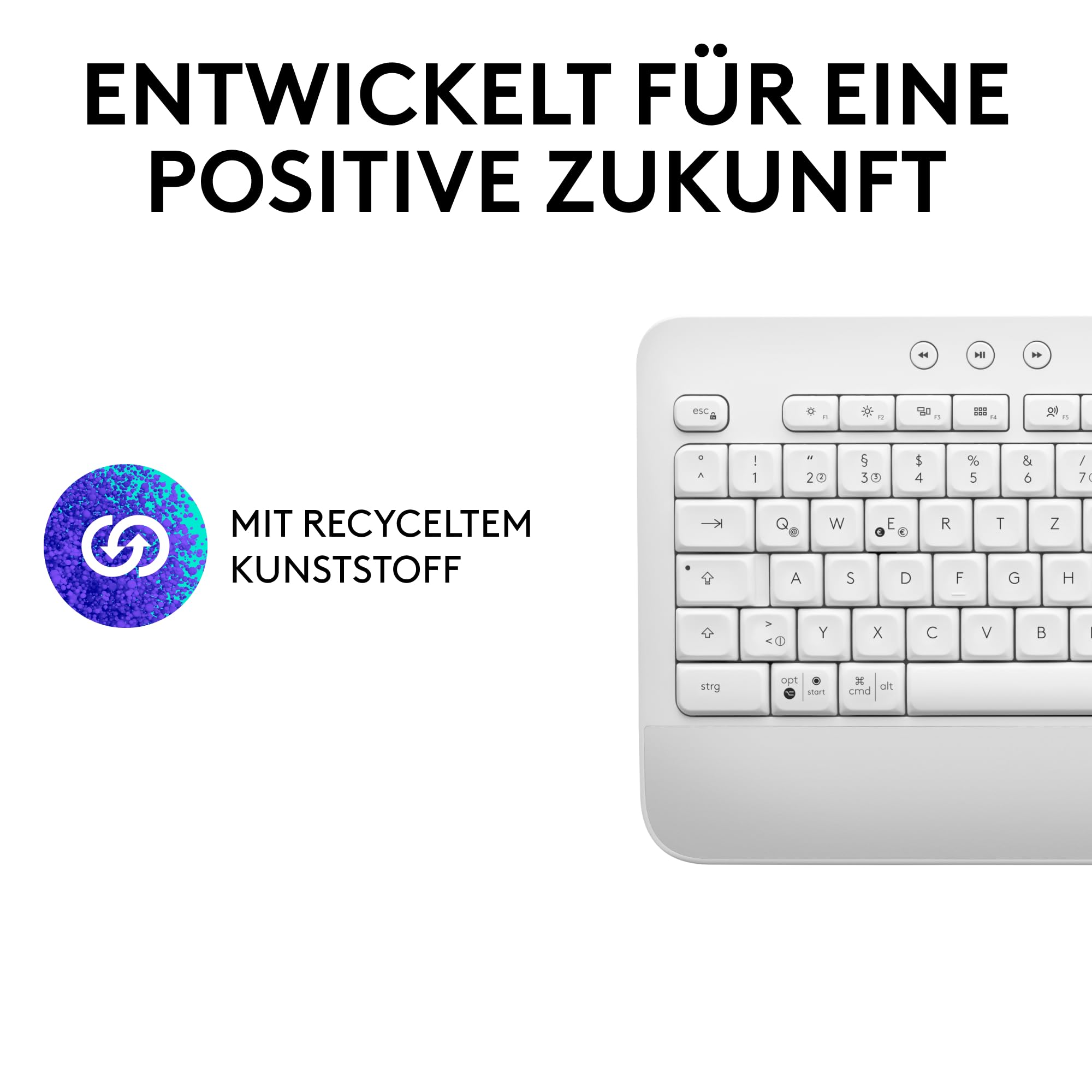 Logitech Signature K650 Comfort kabellose Tastatur mit Handballenauflage – Bild 5