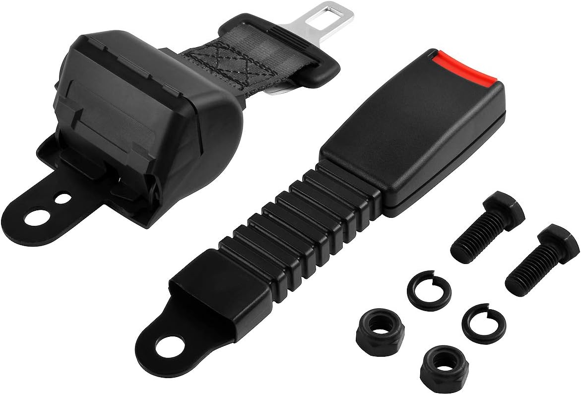Roykaw Retractable Golf Cart Seat Belt Kit for EZGO, Yamaha, Club Car, Go Kart Seat Belt, UTV-One Set : Automotive