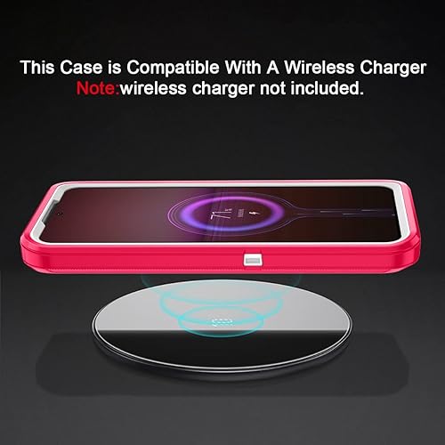 Miniatura 6 de I-HONVA Funda para Samsung Galaxy S22, Galaxy S22, a prueba de golpes, a prueba de polvo y caídas, protección de cuerpo completo de 3 capas sin