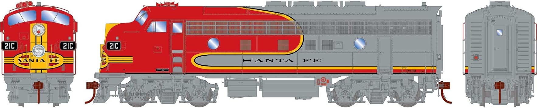 Athearn HO F3A SF/Passenger #21C ATHG19359 HO Locomotives