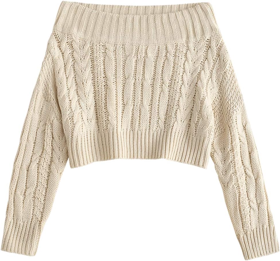 ZAFUL Women V Neck Button Knit Crop Sweaters Batwing Sleeve V Back Ribbed Hem Pullover Sweater ZAFUL Women V Neck Button Knit Crop Sweaters Batwing Sleeve V Back Ribbed Hem Pullover Sweater