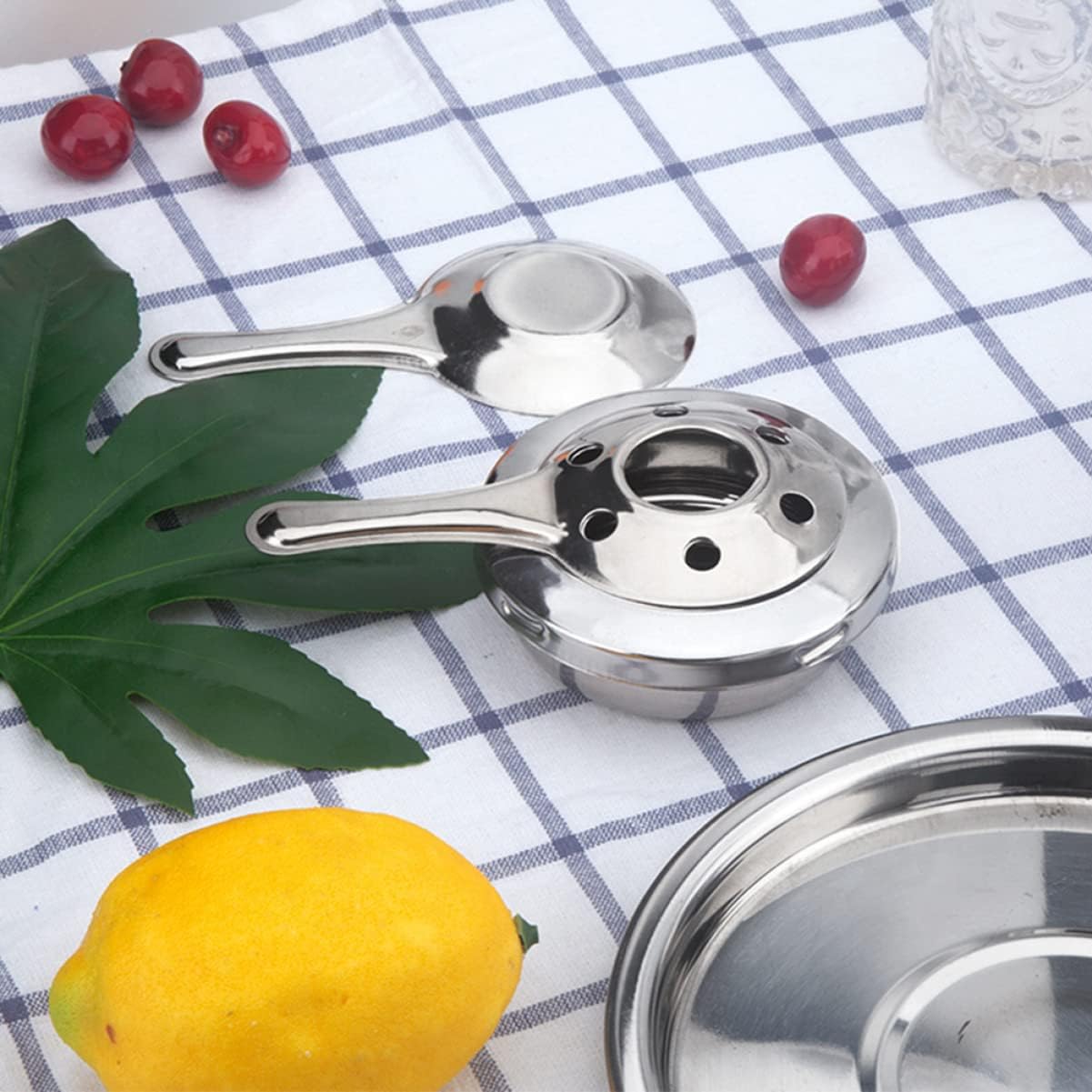 VOSAREA 10pieces Fondue Set Melting Pot Cheese Fondue Set for Melt Chocolate for Chocolatera