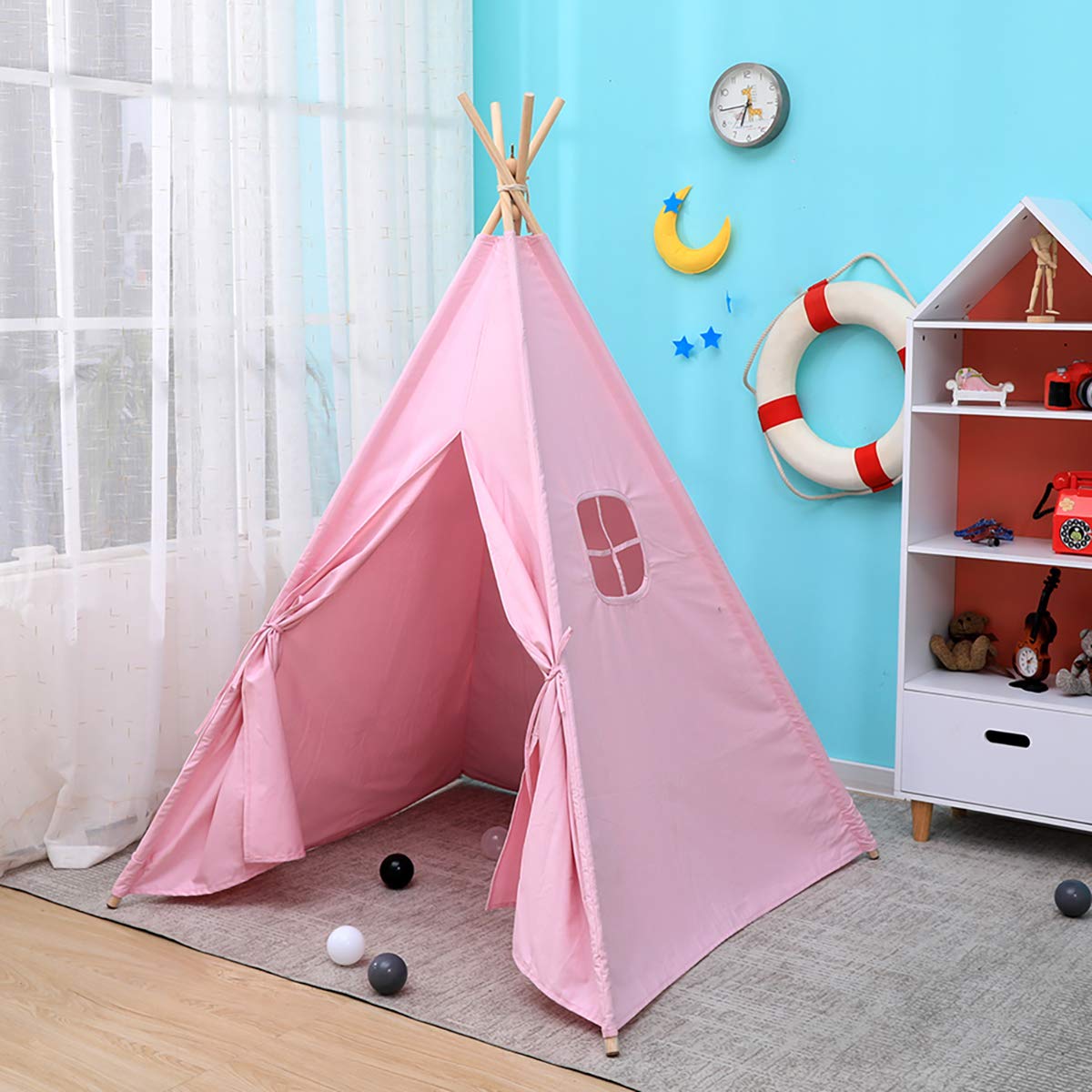 teepee tent with floor mat