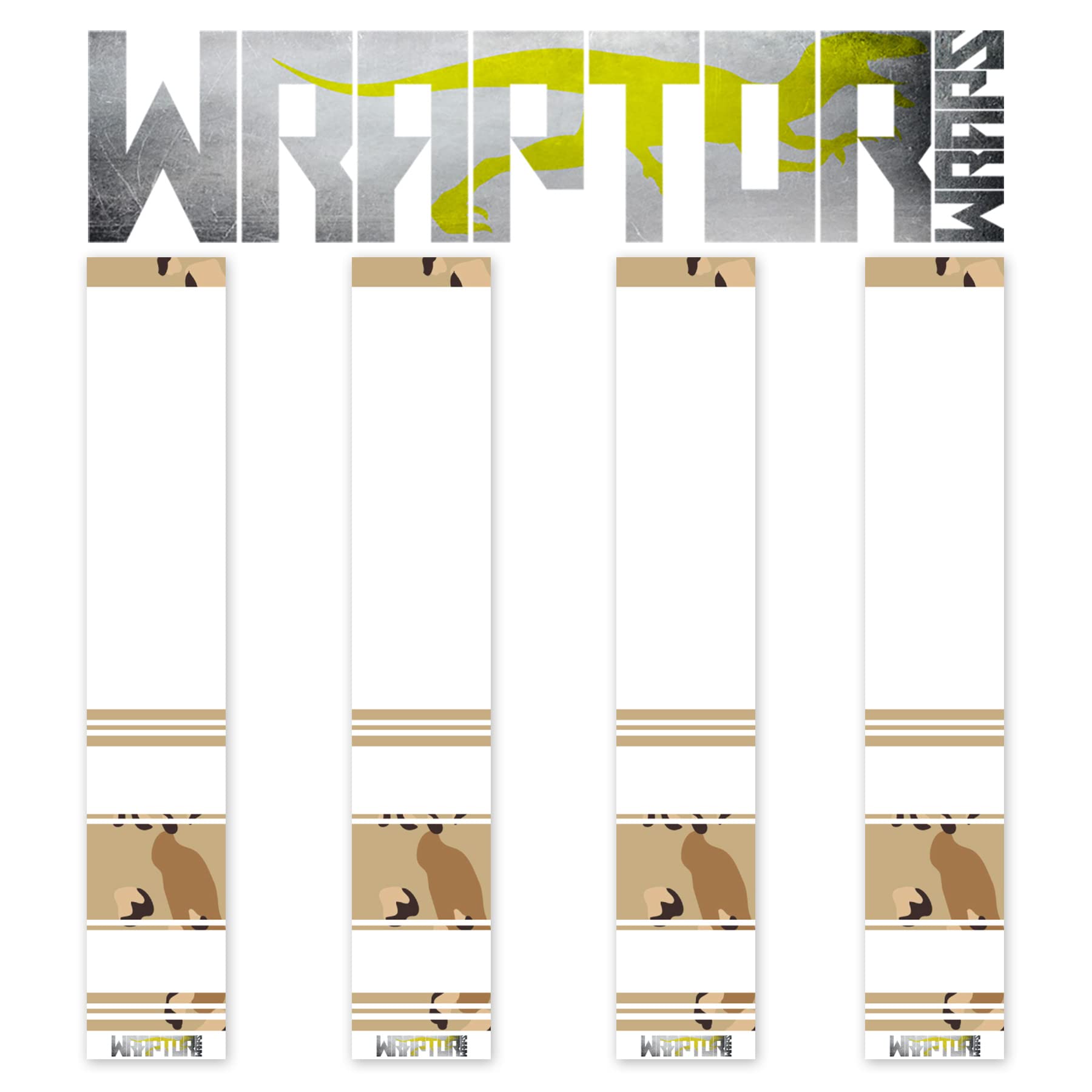 na-1 Wraptor Wraps Archery Arrow Wraps - Desert Camo Arrow Wraps - Window Wrap Design - Pack of 13-150mm Length - Large Width